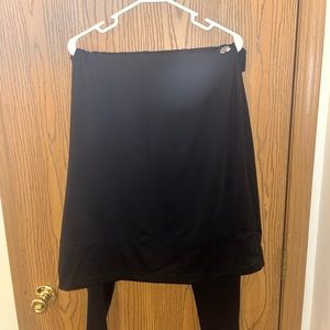 Black ankle mesh snoga skirt